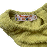 Robe polaire côtelée anis - 3 ans