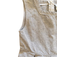 Robe mouchetée grise - 8 ans