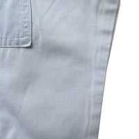 Pantalon à poches en coton et lin bleu ciel - 18 mois