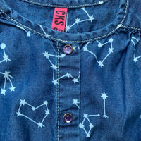 Combinaison chambray constellation - 3 mois