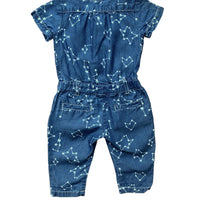 Combinaison chambray constellation - 3 mois