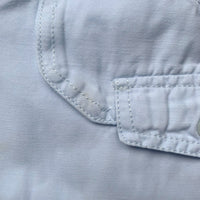 Pantalon à poches en coton et lin bleu ciel - 18 mois
