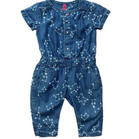 Combinaison chambray constellation - 3 mois