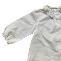Blouse à col volanté brodé - 9 mois