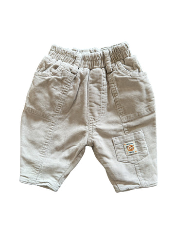 Pantalon velours beige - 3 mois
