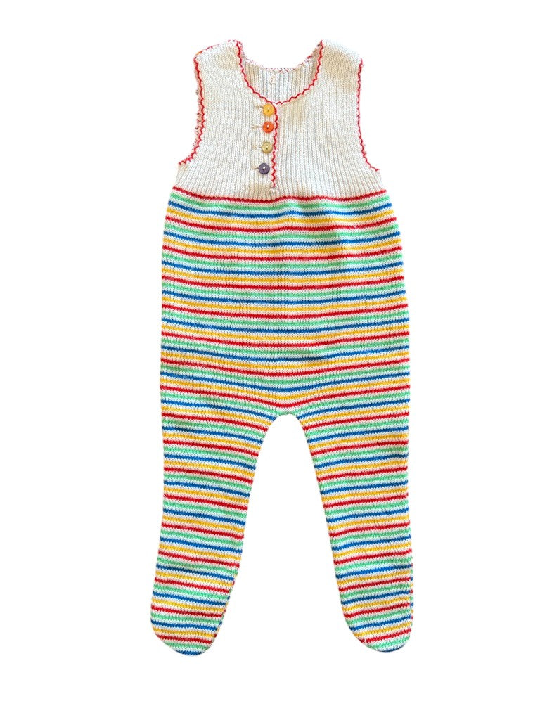 Combinaison tricot multico - 3 mois