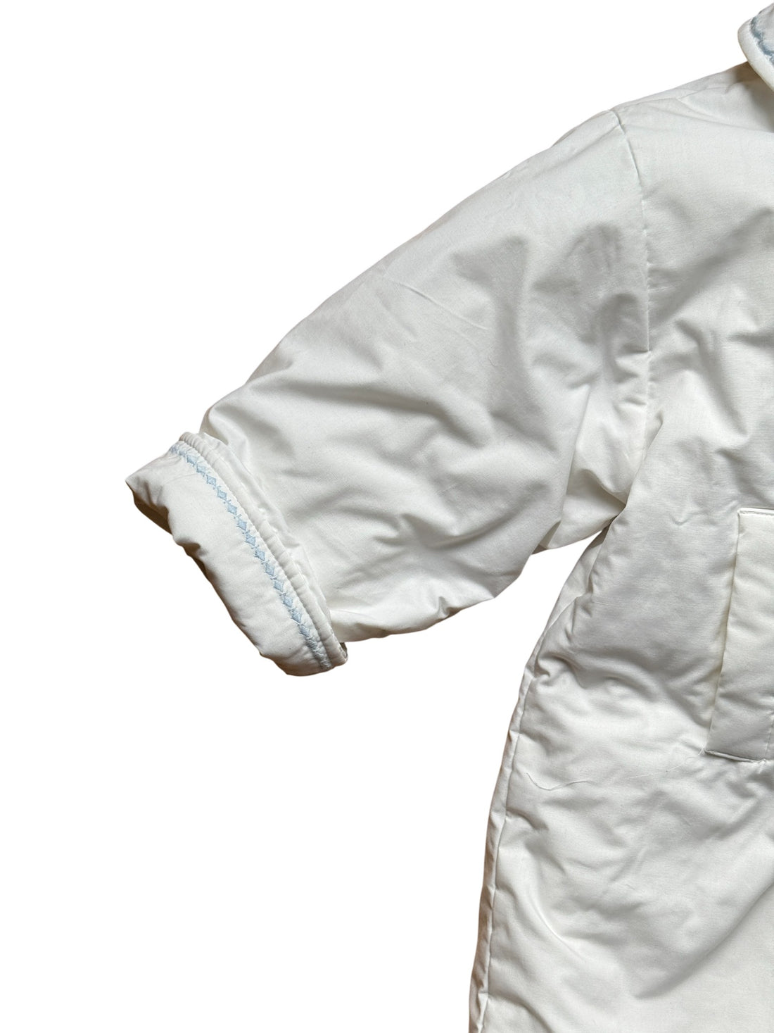Manteau blanc rembouré - 18/24 mois