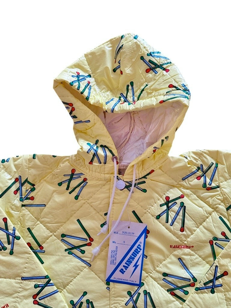 Coupe vent allumettes jaune - 5 ans