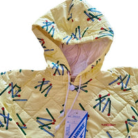 Coupe vent allumettes jaune - 5 ans