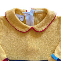 Robe bi-matière 70s - 12 mois