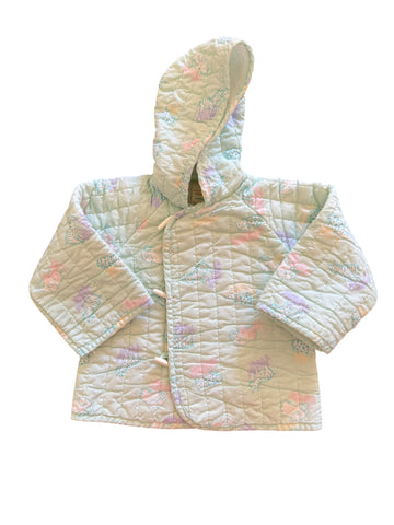 Veste matelassée savane pastel - 12 mois