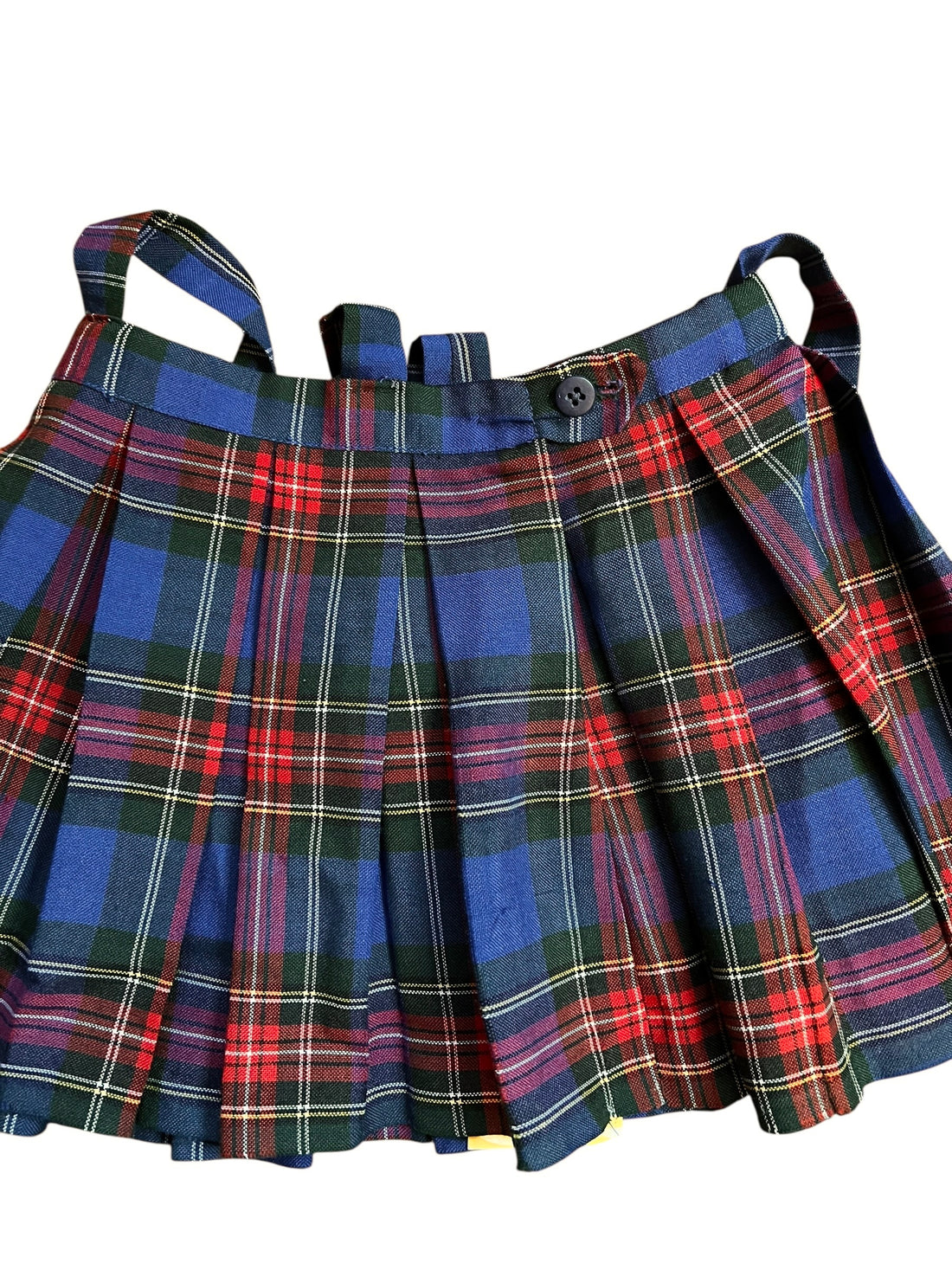 Jupe tartan bretelles - 4/5 ans
