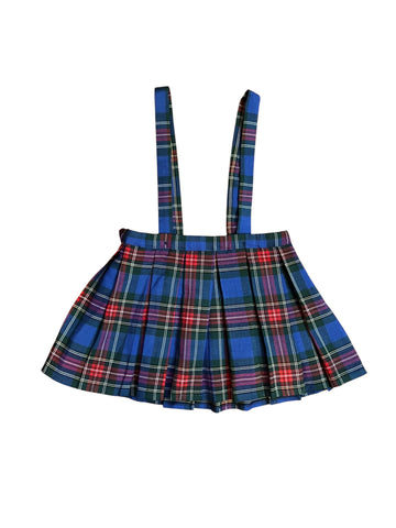 Jupe tartan bretelles - 4/5 ans