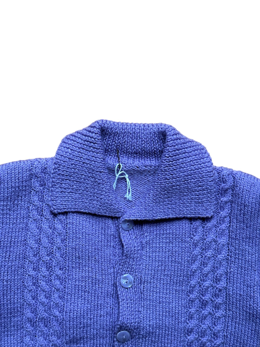 Gilet torsadé lila - 3 ans