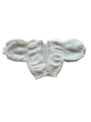 Gilet crop manches ballons - 6 mois