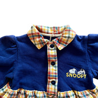 Robe bi-matière Snoopy - 12/18 mois