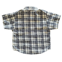 Chemisette denim carreaux sport - 24 mois