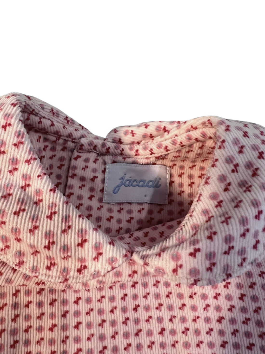 Robe velours côtelé rose - 12/18 mois