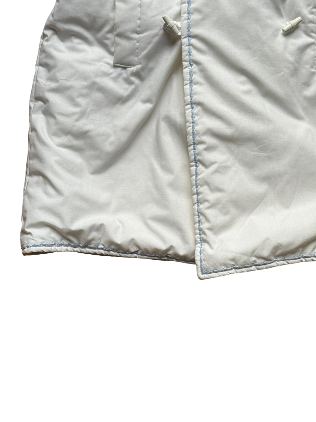 Manteau blanc rembouré - 18/24 mois