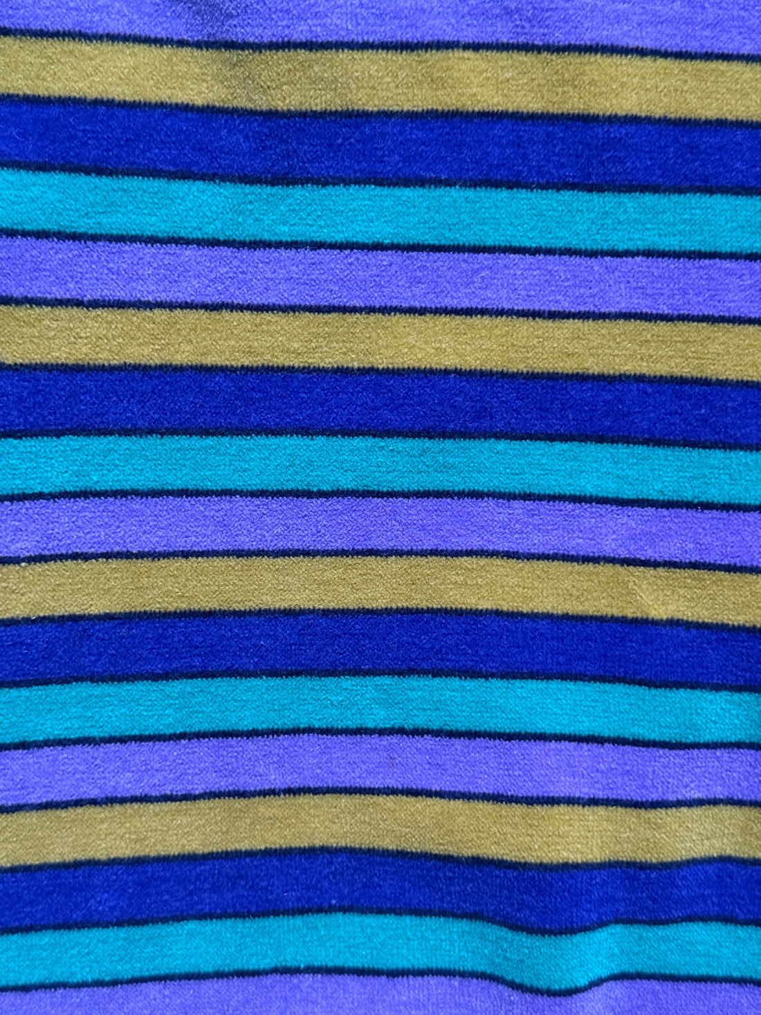 Sweat velours rayé multico - 6 ans