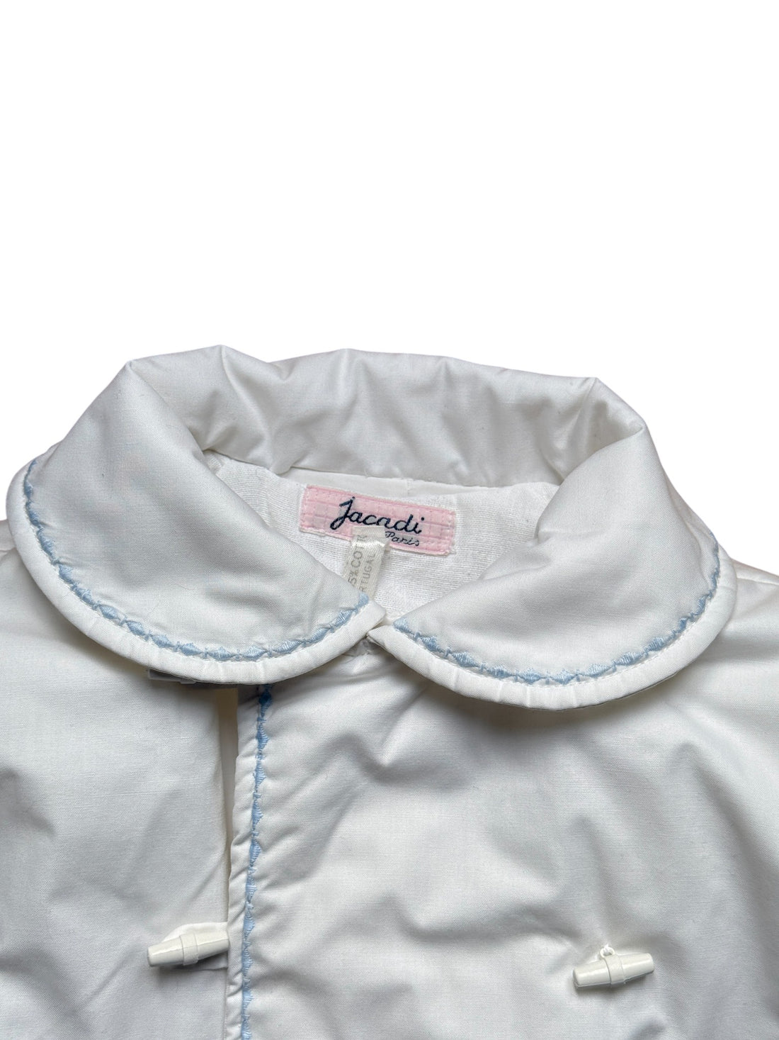 Manteau blanc rembouré - 18/24 mois