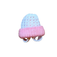 Bonnet rose moyen liens - 1/2 ans