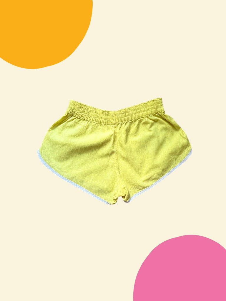Short golf jaune - 3/4 ans