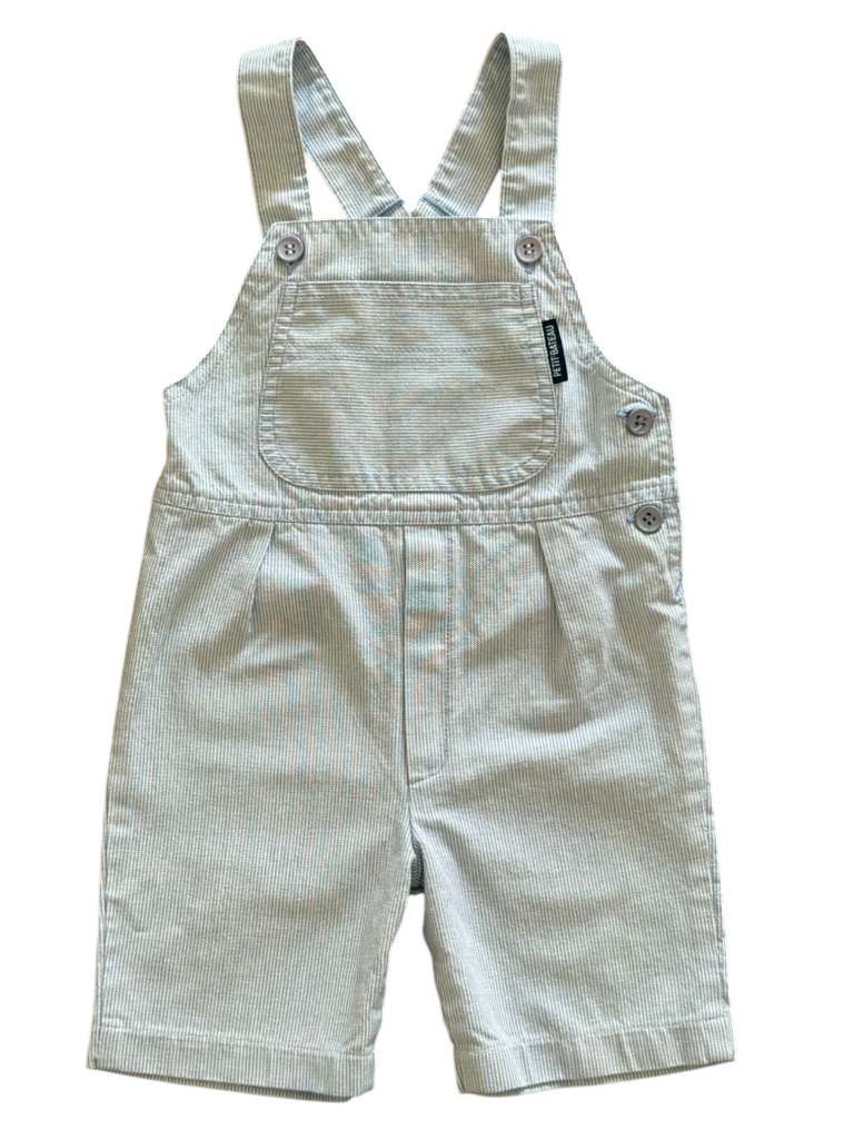 Salopette rayée bleue - 2/3 ans