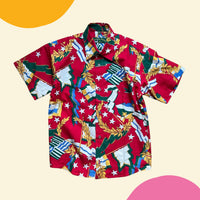Chemisette 90's drapeaux - 8 ans