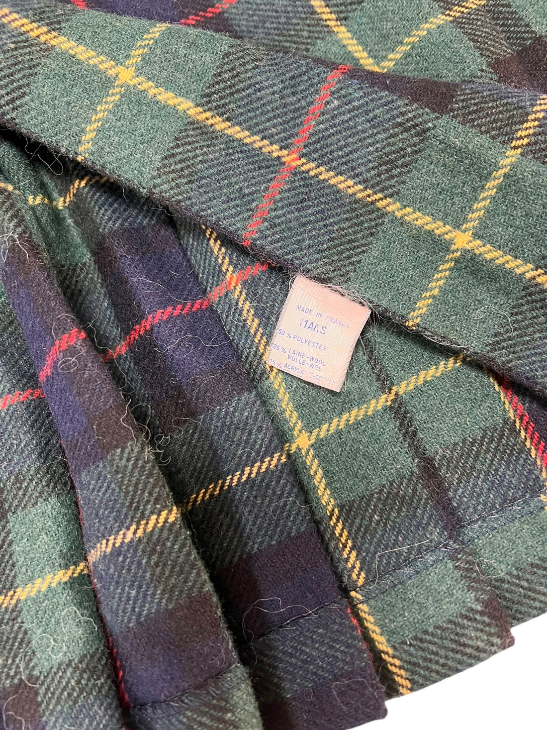 Jupe kilt longue avec laine - 10/12 ans