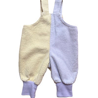 Salopette velours côtelé pastel - 3 mois