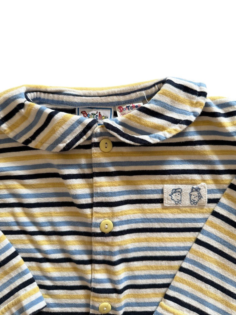 T-shirt manches longues rayés - 24 mois