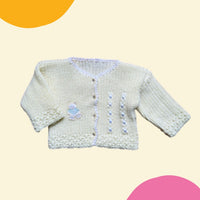 Gilet ourson jaune - 6 mois