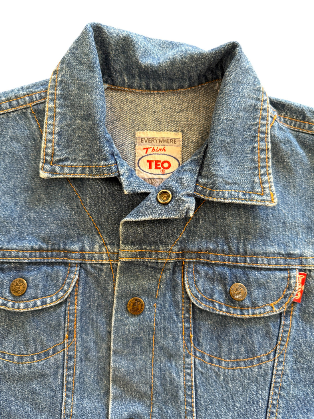 Veste jean sans manches - 6 ans
