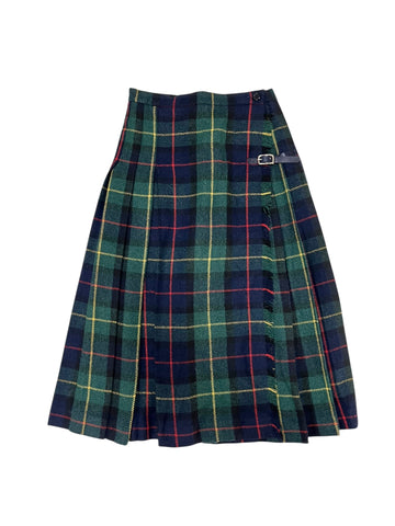 Jupe kilt longue avec laine - 10/12 ans