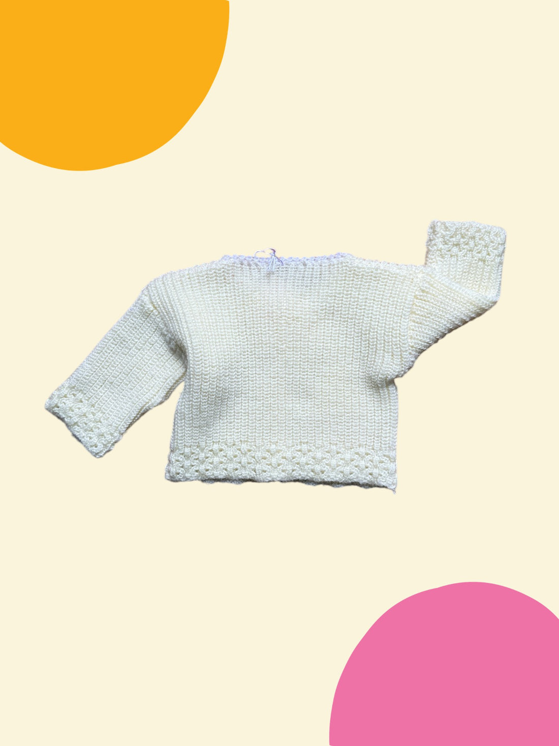 Gilet ourson jaune - 6 mois