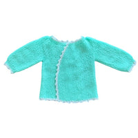 Ensemble tricot gilet + culotte vert - 3 mois