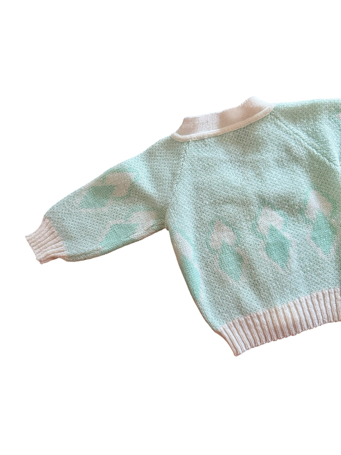 Gilet jacquard vert d&