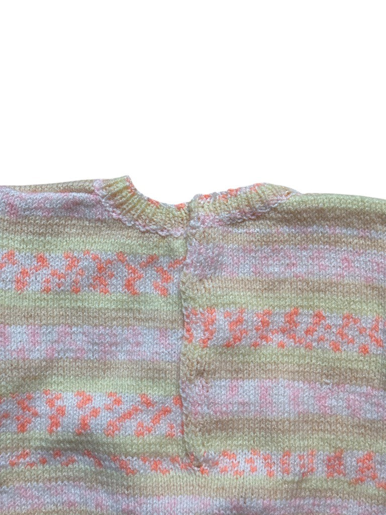 Pull chat orangé - 3 mois