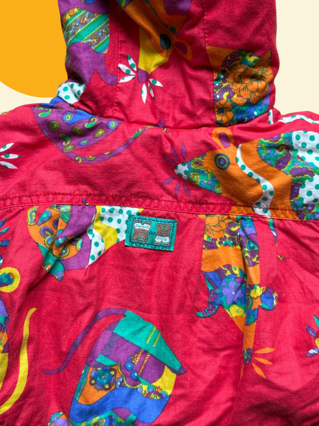 Blouson imprimé rouge - 18/24 mois