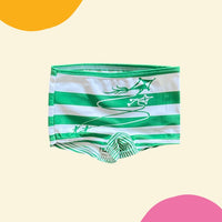Boxer de bain cerf-volant rayé vert - 24 mois