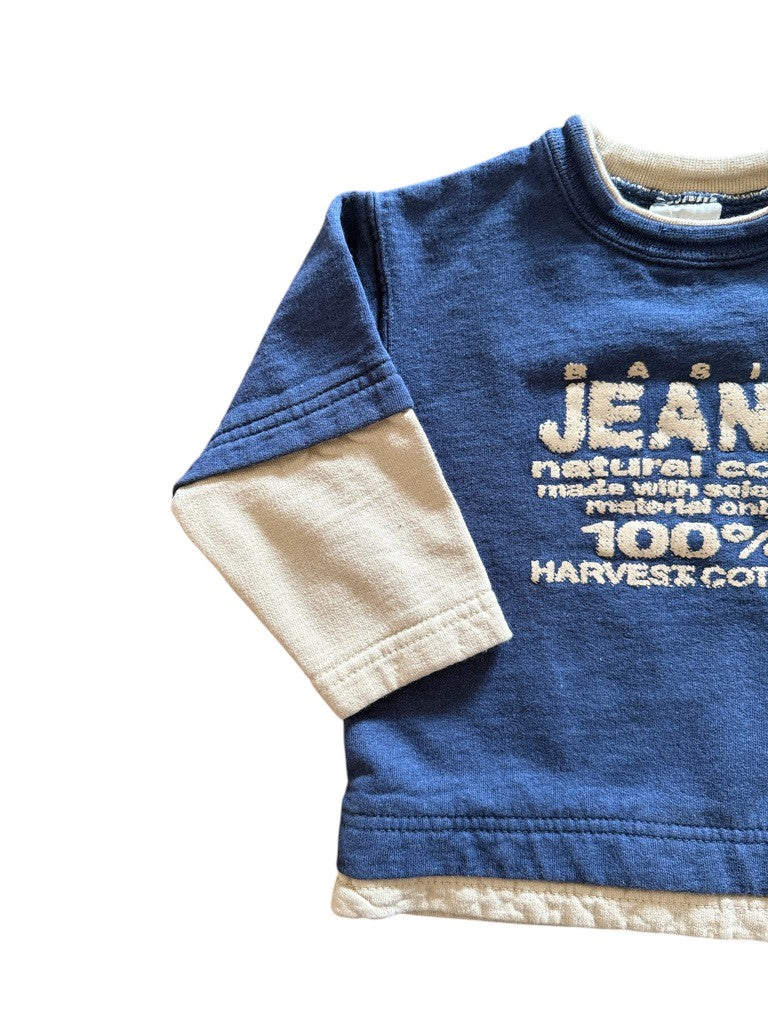 Sweat bicolore sport - 24 mois