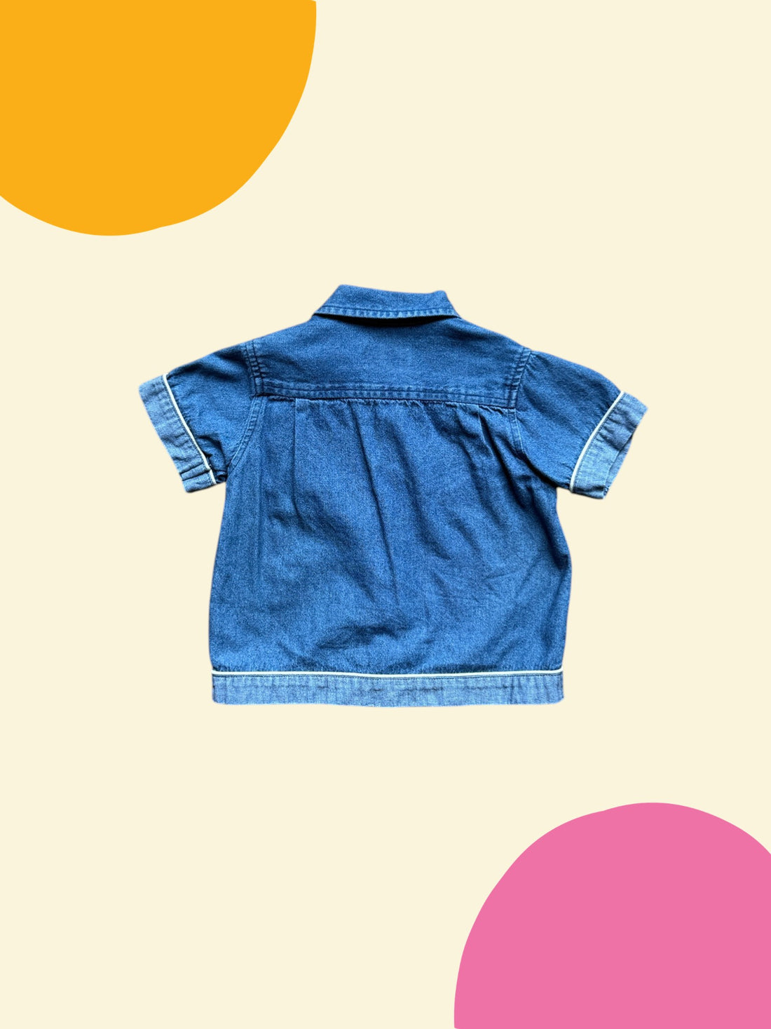 Chemisette jean - 12 mois