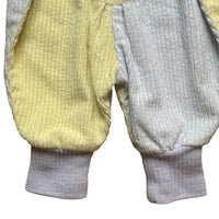 Salopette velours côtelé pastel - 3 mois