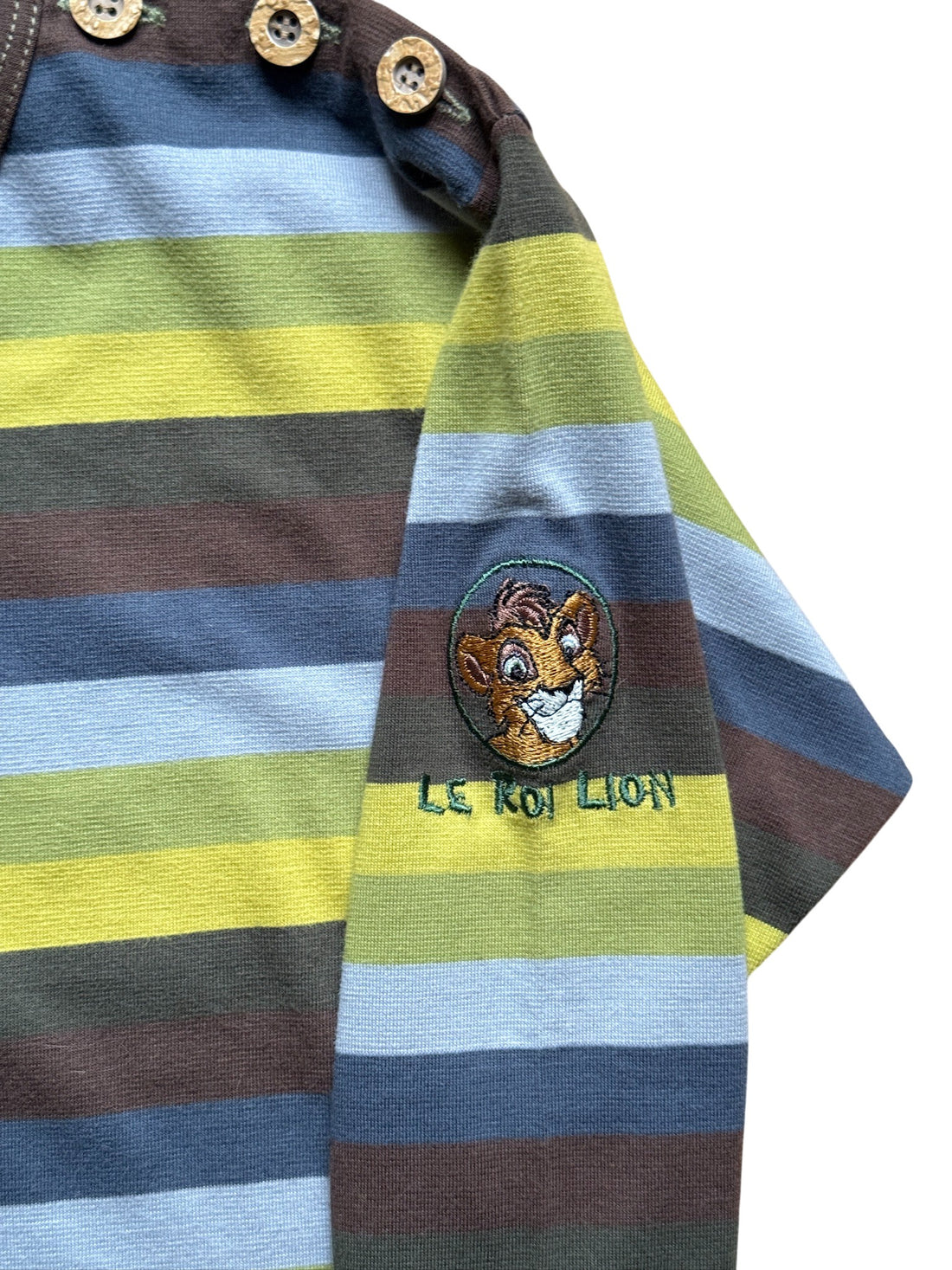 T-shirt rayé brodé Le Roi Lion - 6 ans