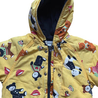 Blouson nounours jaune - 12 mois