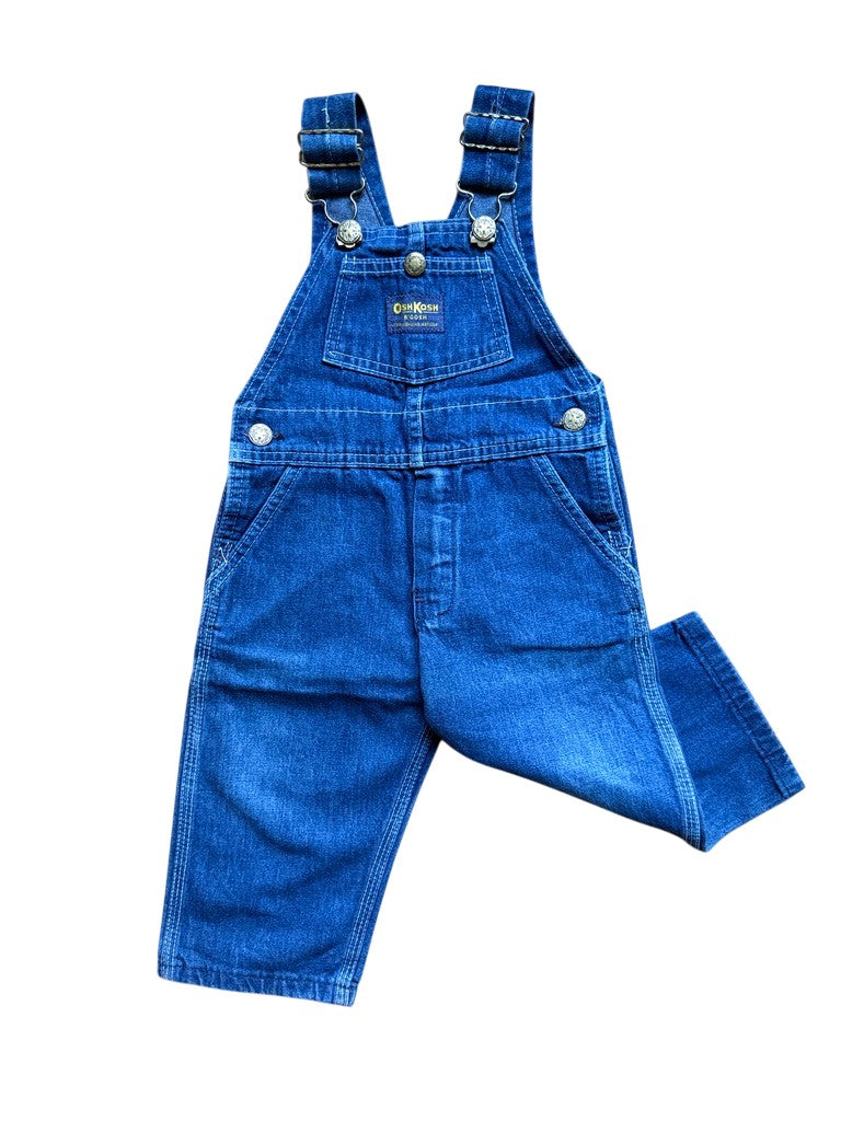 Salopette denim bleue - 24 mois