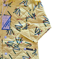 Coupe vent allumettes jaune - 5 ans