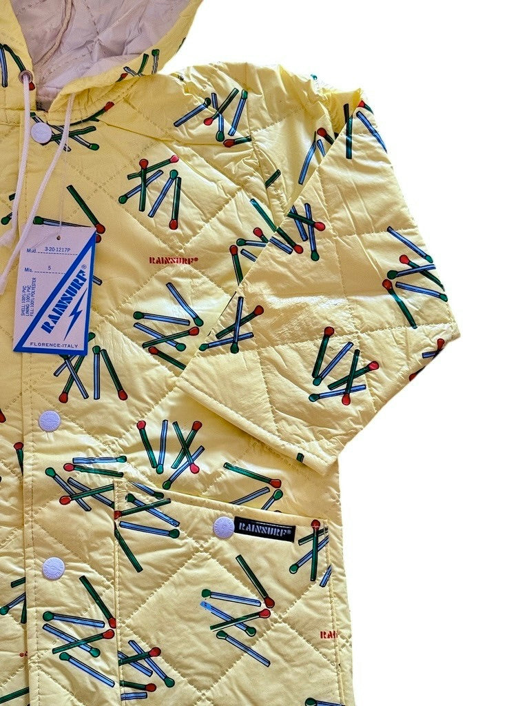 Coupe vent allumettes jaune - 5 ans