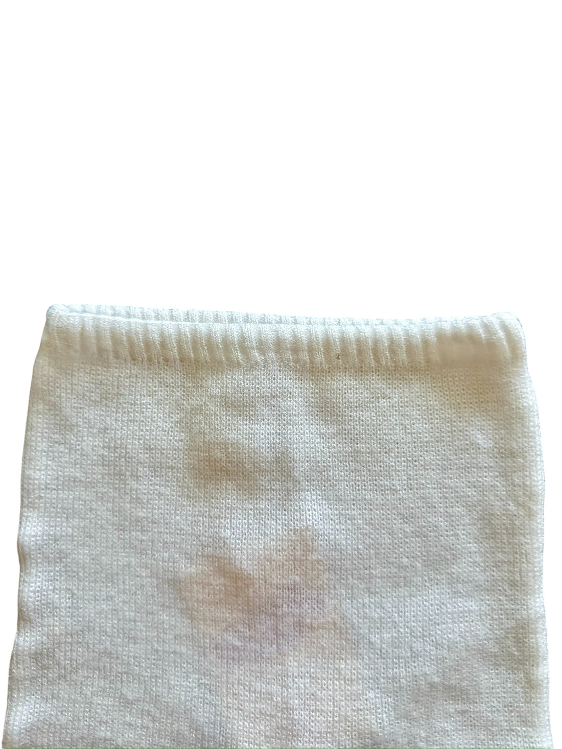 Pantalon tricot blanc liseré bleu - 0/3 mois